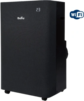 Кондиционер мобильный Ballu Velure BPAC-12 EW/N6 черный площ.30м2 - купить недорого с доставкой в интернет-магазине