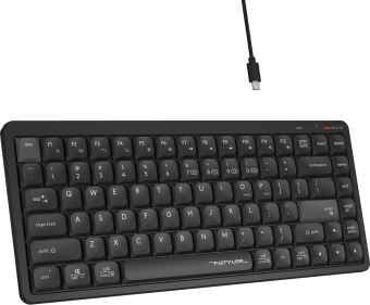 Клавиатура A4Tech Fstyler FBX53C черный USB беспроводная BT/Radio slim Multimedia (FBX53C) - купить недорого с доставкой в интернет-магазине