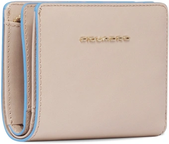 Кошелек женский Piquadro Blue Square PD6660B2R/RO2 пудровый натур.кожа - купить недорого с доставкой в интернет-магазине