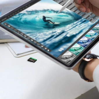 Флеш карта microSDXC 128GB A-Data UD128GUI3V30A2SP-RA1 Speed Plus V30 A2 + adapter - купить недорого с доставкой в интернет-магазине