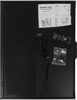 Корпус Aerocool Gladiator Duo-G-BK-v1 черный без БП ATX 5x120mm 2x140mm 2xUSB3.0 audio bott PSU - купить недорого с доставкой в интернет-магазине