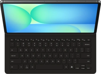 Чехол-клавиатура Samsung для Samsung Galaxy Tab S10 FE+ Book Cover Keyboard Slim поликарбонат/полиуретан черный (EF-DX620UBRGRU) - купить недорого с доставкой в интернет-магазине