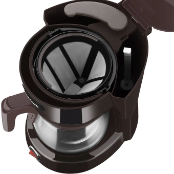 Кофеварка капельная Kitfort КТ-7591 550Вт коричневый - купить недорого с доставкой в интернет-магазине