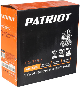 Сварочный аппарат Patriot WM230DVC инвертор ММА 10.7кВт (кейс в компл.) - купить недорого с доставкой в интернет-магазине