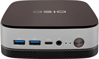 ПК Мини Osio BaseLine B51i-008 i3 1215U (1.2) 8Gb SSD256Gb UHDG Windows 11 Pro 64 GbitEth WiFi BT 59.85W коричневый/серебристый - купить недорого с доставкой в интернет-магазине