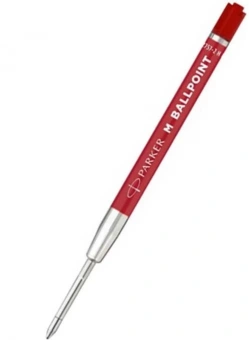 Стержень шариковый Parker QuinkFlow Basic Z09 (CW2166545) M 1мм красные чернила блистер (2шт) - купить недорого с доставкой в интернет-магазине