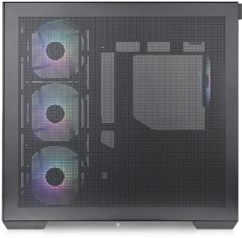 Корпус Thermaltake View 380 TG ARGB черный без БП ATX 6x120mm 2x140mm 1x200mm 2xUSB3.0 audio bott PSU - купить недорого с доставкой в интернет-магазине