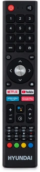 Телевизор LED Hyundai 50" H-LED50BU7009 Android TV Frameless черный 4K Ultra HD 60Hz MEMC DVB-T DVB-T2 DVB-C DVB-S DVB-S2 USB WiFi Smart TV - купить недорого с доставкой в интернет-магазине