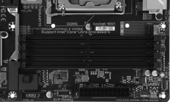 Материнская плата Gigabyte B860M GAMING X WIFI6E Soc-1851 Intel B860 4xDDR5 mATX AC`97 8ch(7.1) 2.5Gg RAID+HDMI+DP - купить недорого с доставкой в интернет-магазине
