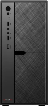 Корпус Accord ACC-1603 черный без БП mATX 1x80mm 2xUSB2.0 audio - купить недорого с доставкой в интернет-магазине