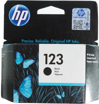 Картридж струйный HP 123 F6V17AE черный печ.гол.в компл. (120стр.) для HP DJ 2130 - купить недорого с доставкой в интернет-магазине