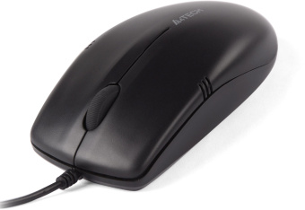Мышь A4Tech OP-530NUS черный оптическая (1200dpi) silent USB (2but) - купить недорого с доставкой в интернет-магазине