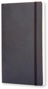 Блокнот Moleskine CLASSIC SOFT QP618 Large 130х210мм 192стр. нелинованный мягкая обложка черный - купить недорого с доставкой в интернет-магазине
