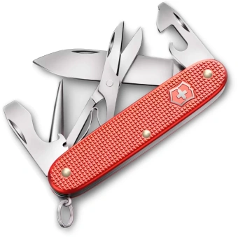 Нож перочинный Victorinox Pioneer X Alox LE 2025 Stone Red (0.8231.L25) 93мм 9функц. красный подар.коробка - купить недорого с доставкой в интернет-магазине