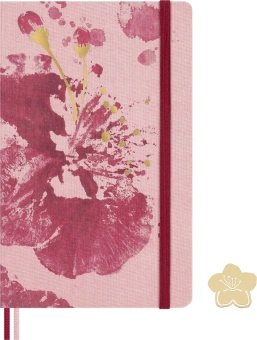 Блокнот Moleskine LIMITED EDITION САКУРА LESU09QP062BOX Large 130х210мм обложка текстиль 176стр. нелинованный твердая обложка подар.кор. розовый 2026 - купить недорого с доставкой в интернет-магазине