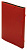 Портфель Бюрократ -BPR6RED 6 отдел. A4 пластик 0.7мм красный