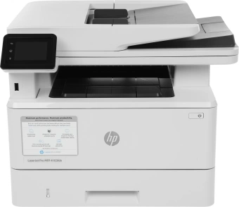 МФУ лазерный HP LaserJet Pro 4103fdn (2Z628A) A4 Duplex Net белый - купить недорого с доставкой в интернет-магазине