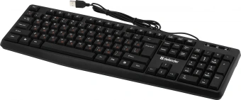 Клавиатура Defender HB-164 черный USB (45164) кабель 1.8м - купить недорого с доставкой в интернет-магазине