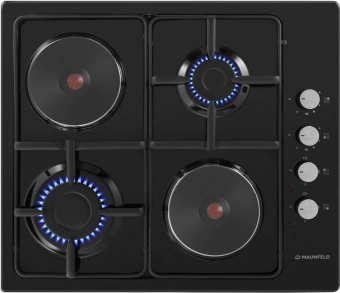 Варочная поверхность Maunfeld EEHE.64.5EB/KG черный - купить недорого с доставкой в интернет-магазине