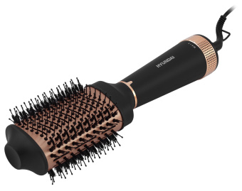 Фен-щетка Hyundai H-HB0115 1200Вт черный - купить недорого с доставкой в интернет-магазине