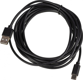 Кабель USB (m)-USB Type-C (m) 3м черный - купить недорого с доставкой в интернет-магазине