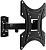 Кронштейн для телевизора Buro FL1S черный 20"-48" макс.15кг настенный поворот и наклон