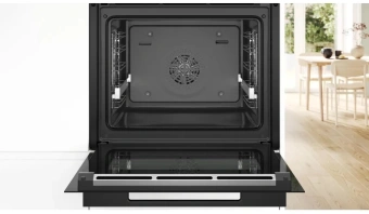 Духовой шкаф Электрический Bosch HBG934BB1 черный - купить недорого с доставкой в интернет-магазине