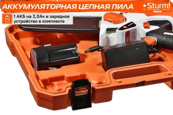Цепная пила Sturm! CSC18061 аккум. дл.шины:6" (15cm) 1аккум. 2Ач - купить недорого с доставкой в интернет-магазине
