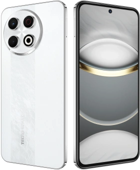 Смартфон Tecno Spark 30 Pro 128Gb 8Gb белый моноблок 3G 4G 2Sim 6.78" 1080x2436 Android 14 108Mpix 802.11 a/b/g/n/ac NFC GPS GSM900/1800 Protect FM microSD max1024Gb - купить недорого с доставкой в интернет-магазине