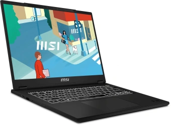 Ноутбук MSI Modern 14 H D13MG-088XRU Core i5 13420H 16Gb SSD512Gb Intel UHD Graphics 14" IPS FHD+ (1920x1200) FreeDOS black WiFi BT Cam (9S7-14L112-088) - купить недорого с доставкой в интернет-магазине
