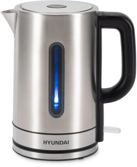 Чайник электрический Hyundai HYK-S2506 1.7л. 2200Вт серебристый корпус: металл - купить недорого с доставкой в интернет-магазине