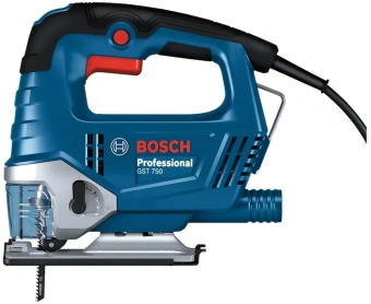 Лобзик Bosch GST 750 520Вт 3200ходов/мин от электросети (кейс в комплекте) - купить недорого с доставкой в интернет-магазине