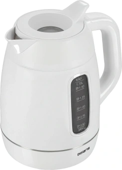 Чайник электрический Polaris PWK 0723DDW 1.7л. 2400Вт белый корпус: пластик - купить недорого с доставкой в интернет-магазине