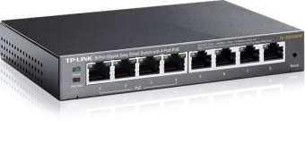 Коммутатор TP-Link TL-SG108PE (L2) 8x1Гбит/с 4PoE+ 64W управляемый - цена, купить или заказать с доставкой в интернет-магазине Коммутатор TP-Link TL-SG108PE (L2) 8x1Гбит/с 4PoE+ 64W управляемый - купить недорого с доставкой в интернет-магазине