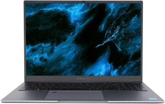 Ноутбук Digma Pro Pactos Core i5 1235U 16Gb SSD512Gb Intel Iris Xe graphics 16" IPS WUXGA (1920x1200) Windows 11 Pro dk.grey WiFi BT Cam 5500mAh (DN16P5-ADXW01) - купить недорого с доставкой в интернет-магазине