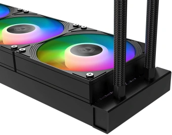 Система водяного охлаждения ID-Cooling Dashflow 360 XT Pro ARGB Soc-AM5/AM4/1200/1700/1851 черный 4-pin 16-34dB Al+Cu 350W Ret - купить недорого с доставкой в интернет-магазине
