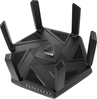 Роутер беспроводной Asus RT-AXE7800 AXE7800 100/1000/2500BASE-T черный - купить недорого с доставкой в интернет-магазине