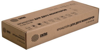 Кронштейн для мониторов Cactus CS-VM-D29-BK черный 13"-27" макс.10кг настольный поворот и наклон - купить недорого с доставкой в интернет-магазине