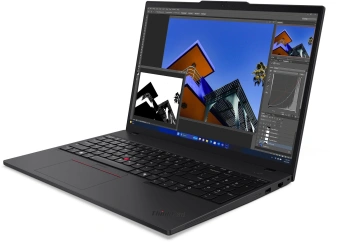 Ноутбук Lenovo ThinkPad T16 G3 Core Ultra 5 125U 16Gb SSD512Gb Intel Graphics 16" IPS WUXGA (1920x1200) Windows 11 Pro 64 black WiFi BT Cam (21MQS0T500) - купить недорого с доставкой в интернет-магазине