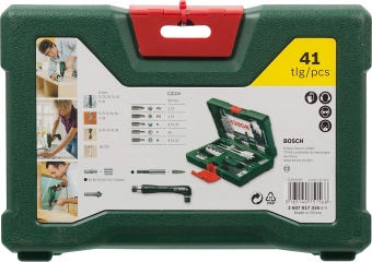 Набор принадлежностей Bosch V-line 41 предмет (жесткий кейс) - купить недорого с доставкой в интернет-магазине