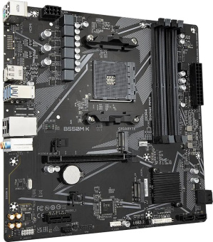 Материнская плата Gigabyte B550M K Soc-AM4 AMD B550 4xDDR4 mATX AC`97 8ch(7.1) GbLAN RAID+HDMI+DP - цена, купить или заказать с доставкой в интернет-магазине Материнская плата Gigabyte B550M K Soc-AM4 AMD B550 4xDDR4 mATX AC`97 8ch(7.1) GbLAN RAID+HDMI+DP - купить недорого с доставкой в интернет-магазине