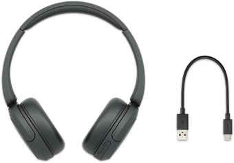 Наушники накладные Sony WH-CH520 черный беспроводные bluetooth оголовье (WH-CH520/B) - купить недорого с доставкой в интернет-магазине