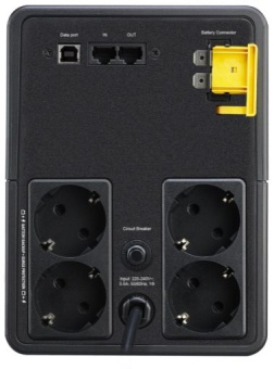 Источник бесперебойного питания APC Back-UPS BX1600MI-GR 900Вт 1600ВА черный - купить недорого с доставкой в интернет-магазине