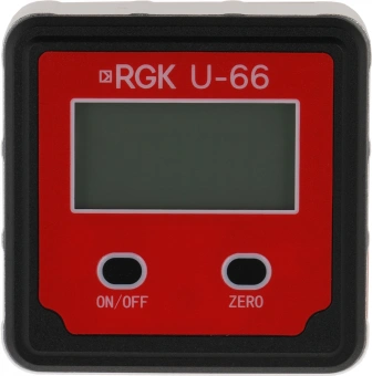 Уровень RGK U-66 электронный магнит. черный/красный (776080) - купить недорого с доставкой в интернет-магазине
