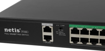Коммутатор Netis P116GC (L2) 18x1Гбит/с 16PoE+ 240W неуправляемый - купить недорого с доставкой в интернет-магазине