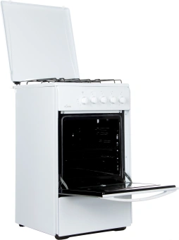 Плита Газовая Flama RG 2401 W белый (металлическая крышка) реш.сталь - купить недорого с доставкой в интернет-магазине