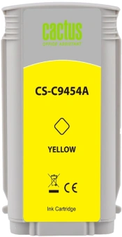 Картридж струйный Cactus CS-C9454A №70 желт.пигм. (130мл) для HP DJ Z3100 с чипом - купить недорого с доставкой в интернет-магазине