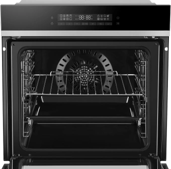 Духовой шкаф Электрический Haier HOQ-F5AABX черный/нержавеющая сталь - купить недорого с доставкой в интернет-магазине