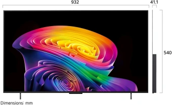 Телевизор OLED LG 42" OLED42C6RLA.ARUG черный/серебристый 4K Ultra HD 120Hz DVB-T DVB-T2 DVB-C DVB-S2 USB WiFi Smart TV - купить недорого с доставкой в интернет-магазине