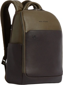 Рюкзак мужской Piquadro Black Square CA6501B3/VETM хаки натур.кожа - купить недорого с доставкой в интернет-магазине